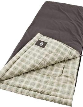 Heritage Big & Tall Cold-Weather Sleeping Bag, 10°F Camping Sleeping Bag for Adults, Comfortable & Warm Flannel Sleeping Bag for Camping and Outdoor Use, Fits Adults up to 6ft 7in Tall