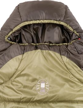 Coleman North Rim 0°F Big & Tall Sleeping Bag, Cold-Weather Mummy Sleep Sack with No-Snag Zipper & Adjustable Hood for Warmth & Ventilation