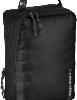 Eagle Creek Pack-It Isolate Clean/Dirty Packing Cubes for Travel, Black – Small