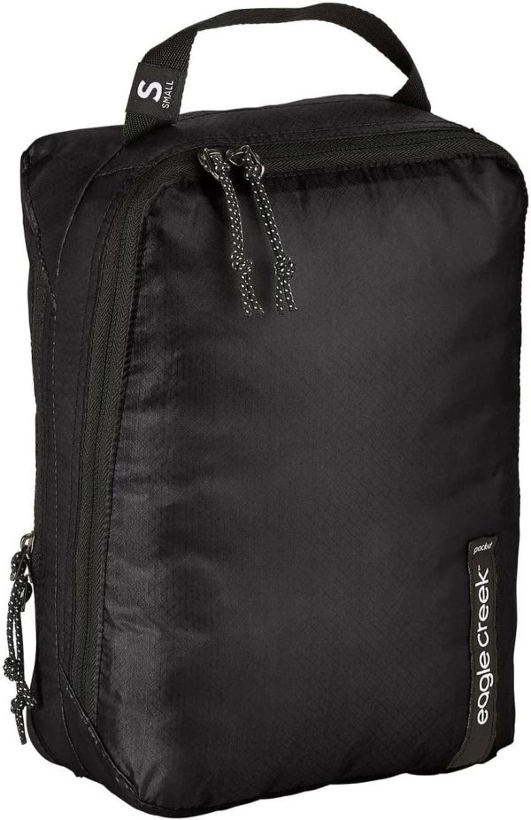 Eagle Creek Pack-It Isolate Clean/Dirty Packing Cubes for Travel, Black - Small